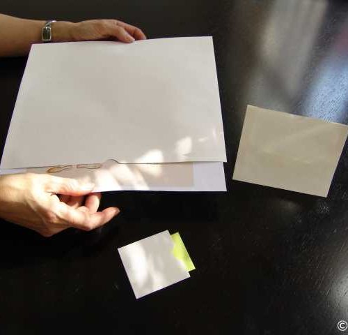 Pochettes pour négatifs sans rabat